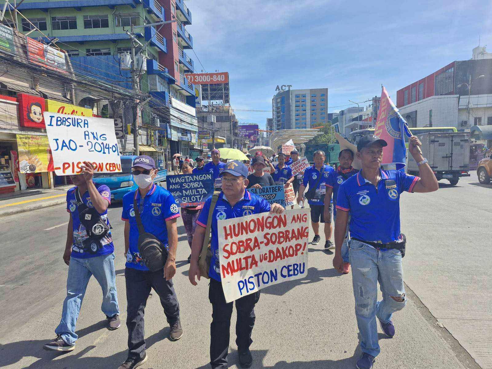 Piston to Protest DOE, Stage Two-Day Transport Strike in Cebu