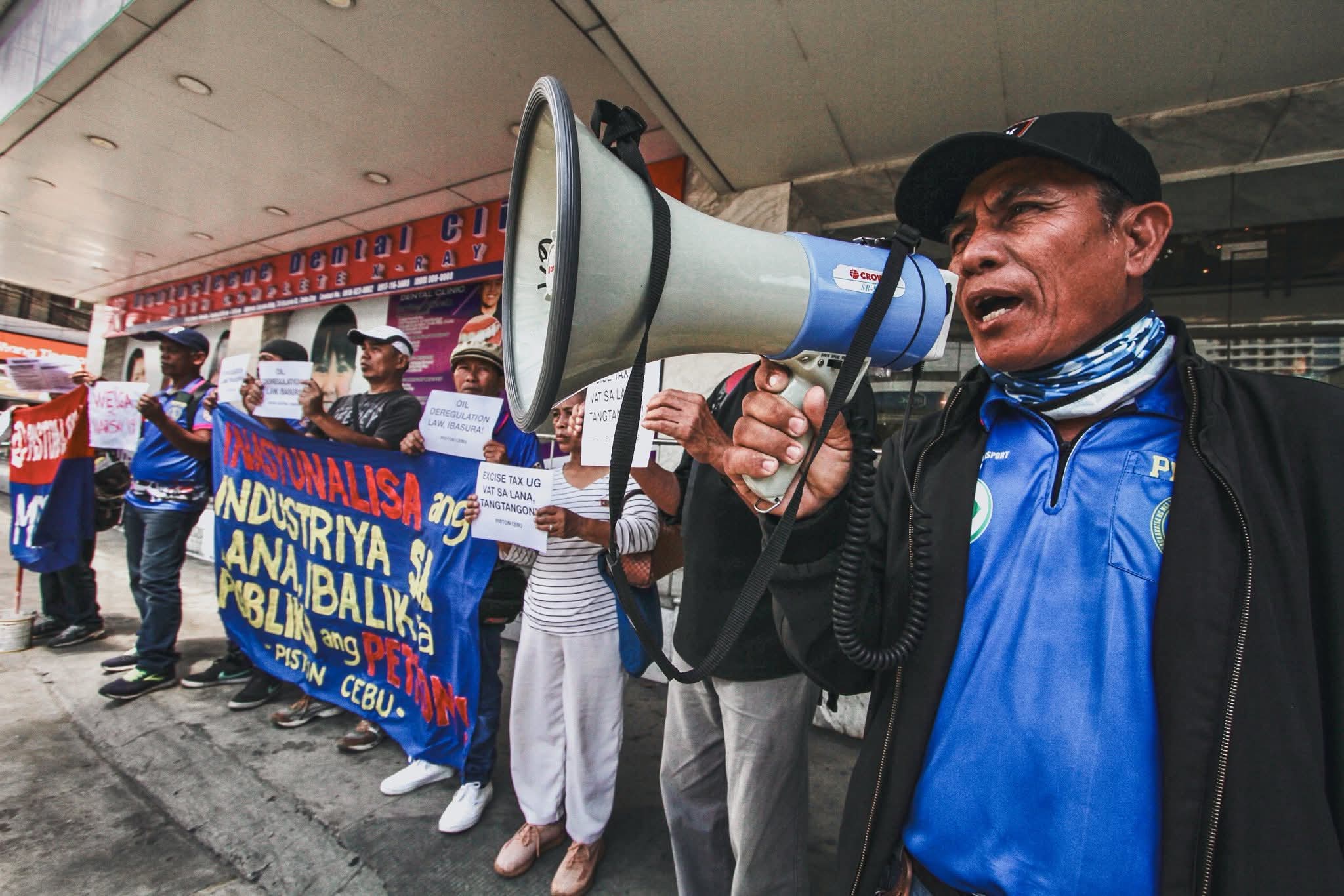 Cebu Drivers Join Nationwide Transport Strike, Presses Gov’t on Fuel Prices