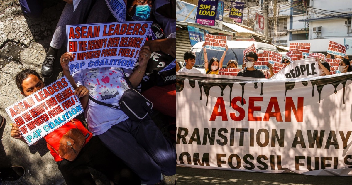 Climate Activists Stage Protest During 48th ASEAN Summit in Cebu