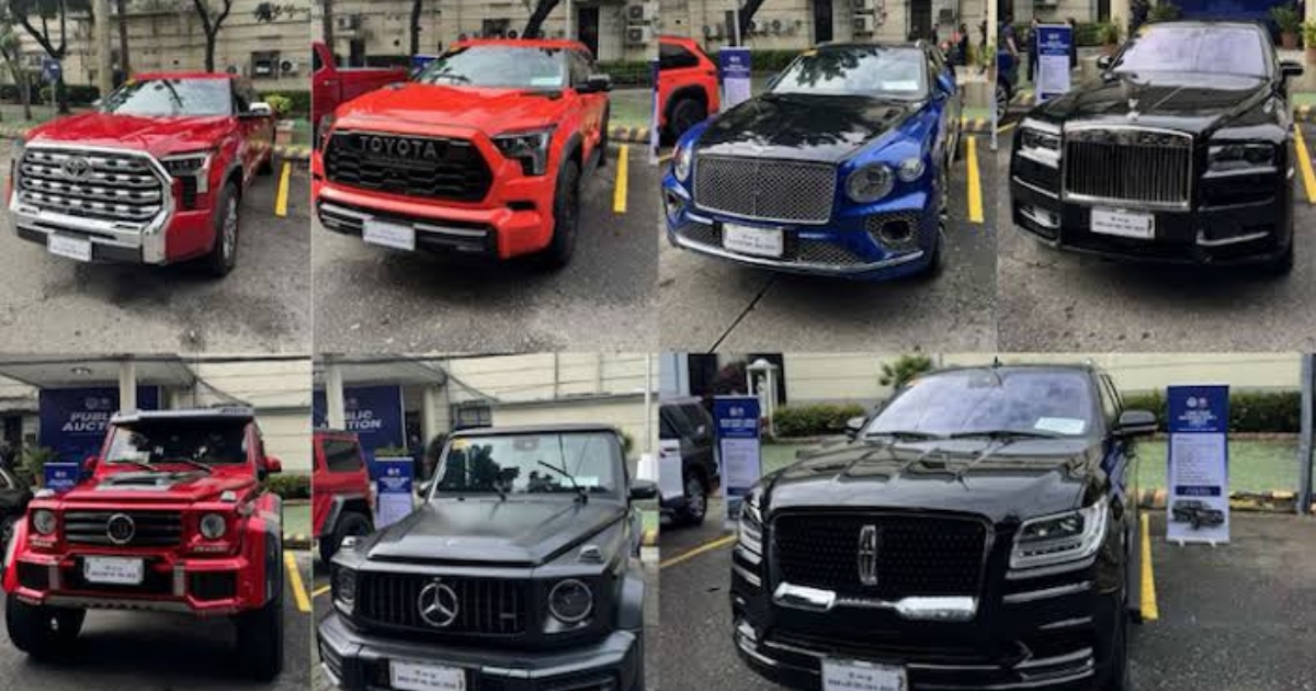 All Discaya-seized luxury vehicles now sold 