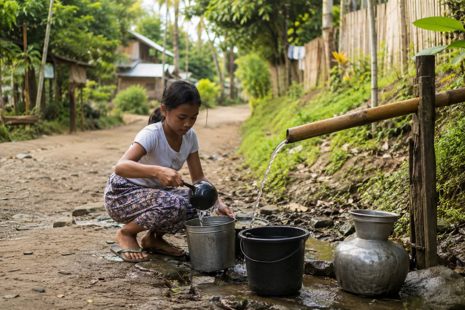 Nakasuway sad ka’g sag-ob (pagkuha) og tubig kaniadto?