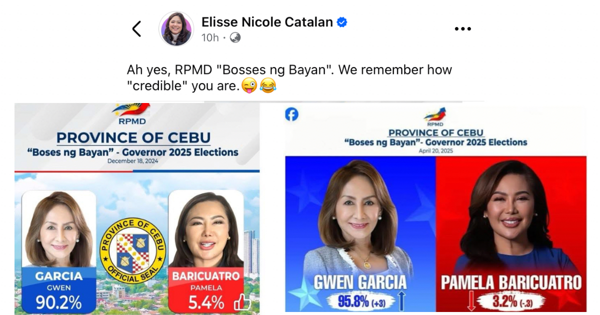 Baricuatro's camp questions RPMD survey credibility