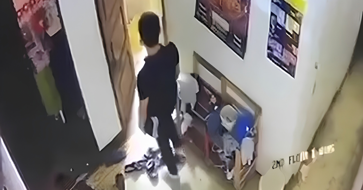 Nasakpan sa CCTV ang lalaki nga giingong nangawat og brief sa usa ka dormitoryo sa Cebu City