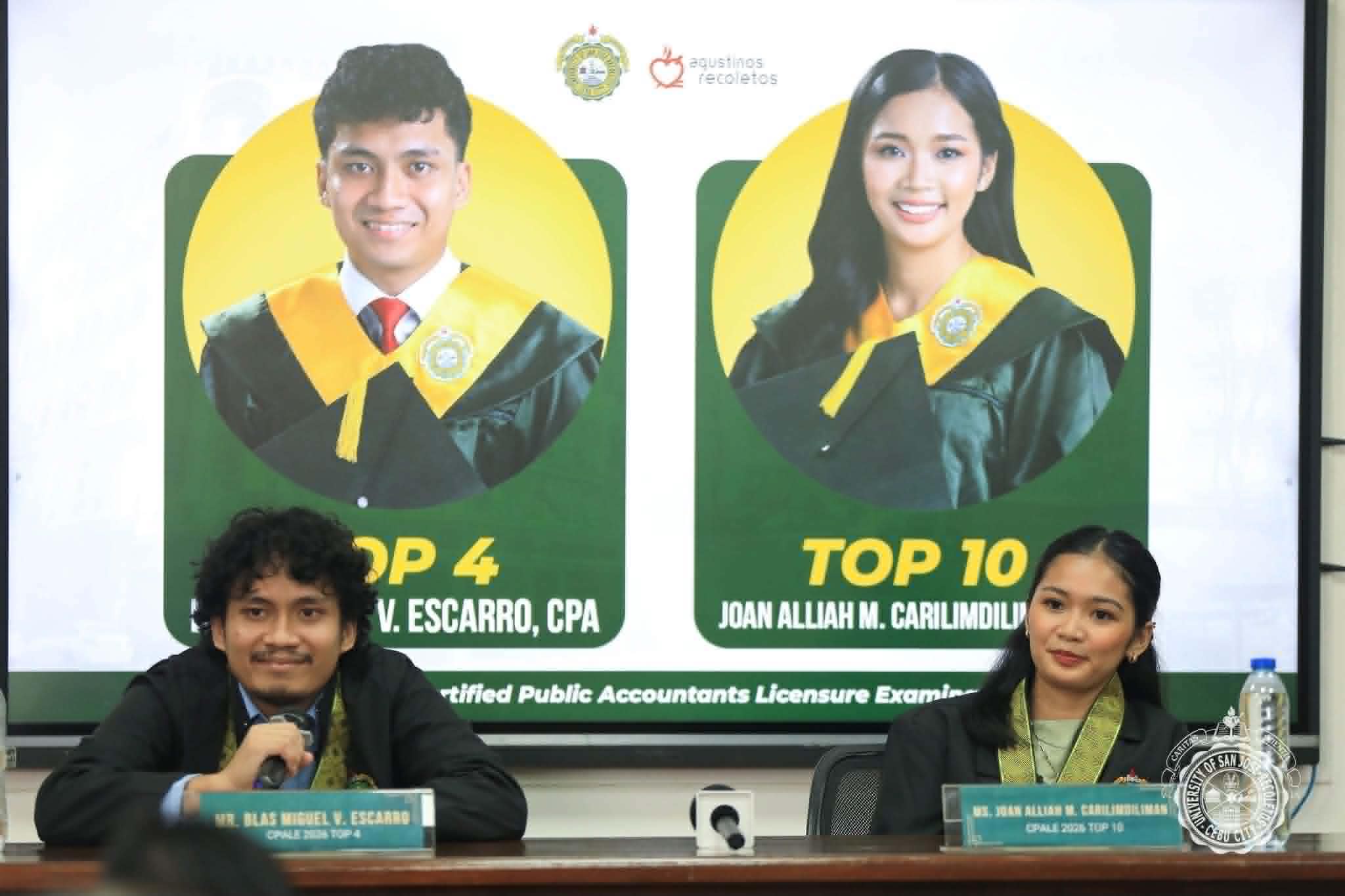 USJ-R’s 2 May 2026 CPALE Topnotchers Make It Cebu’s Only University with Placers