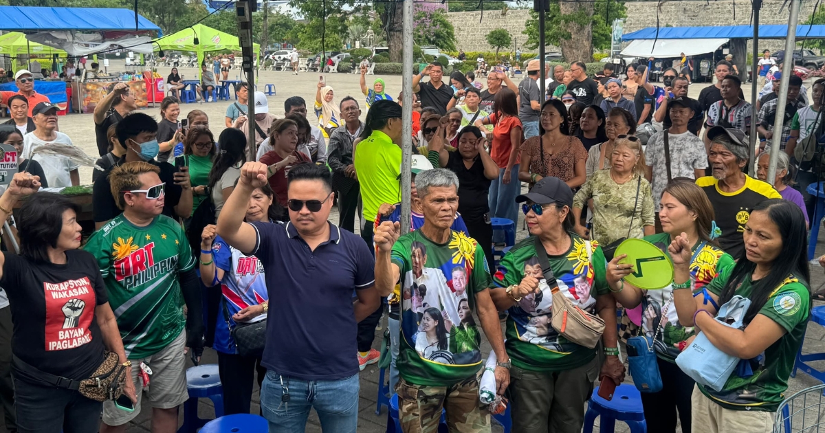 Pro-Duterte groups stage Cebu rally amid Senate leadership dispute 