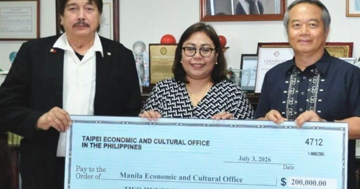 Taiwan donates $200K for Mindanao quake relief efforts
