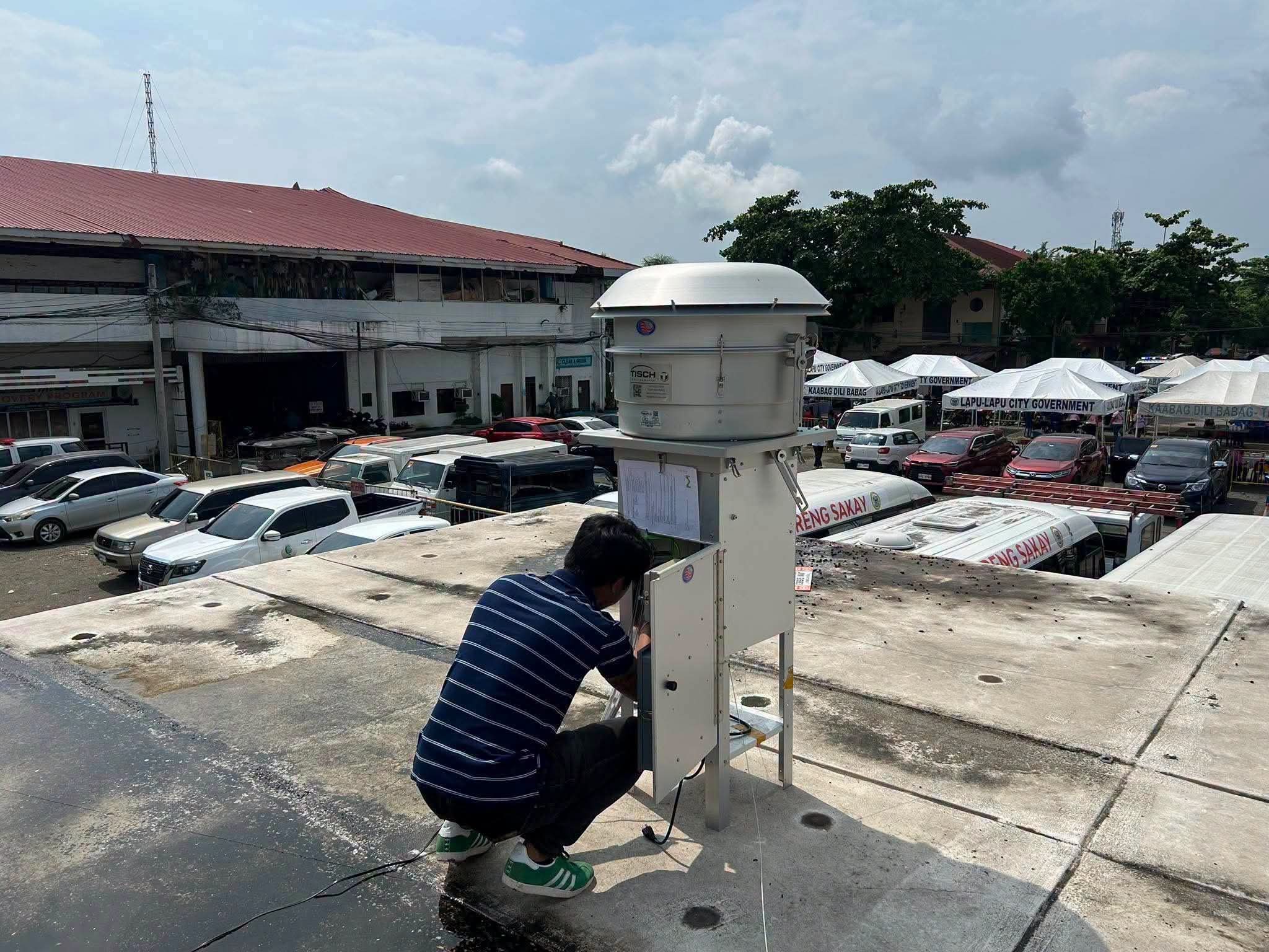 DENR installs air quality monitoring station in Lapu-Lapu