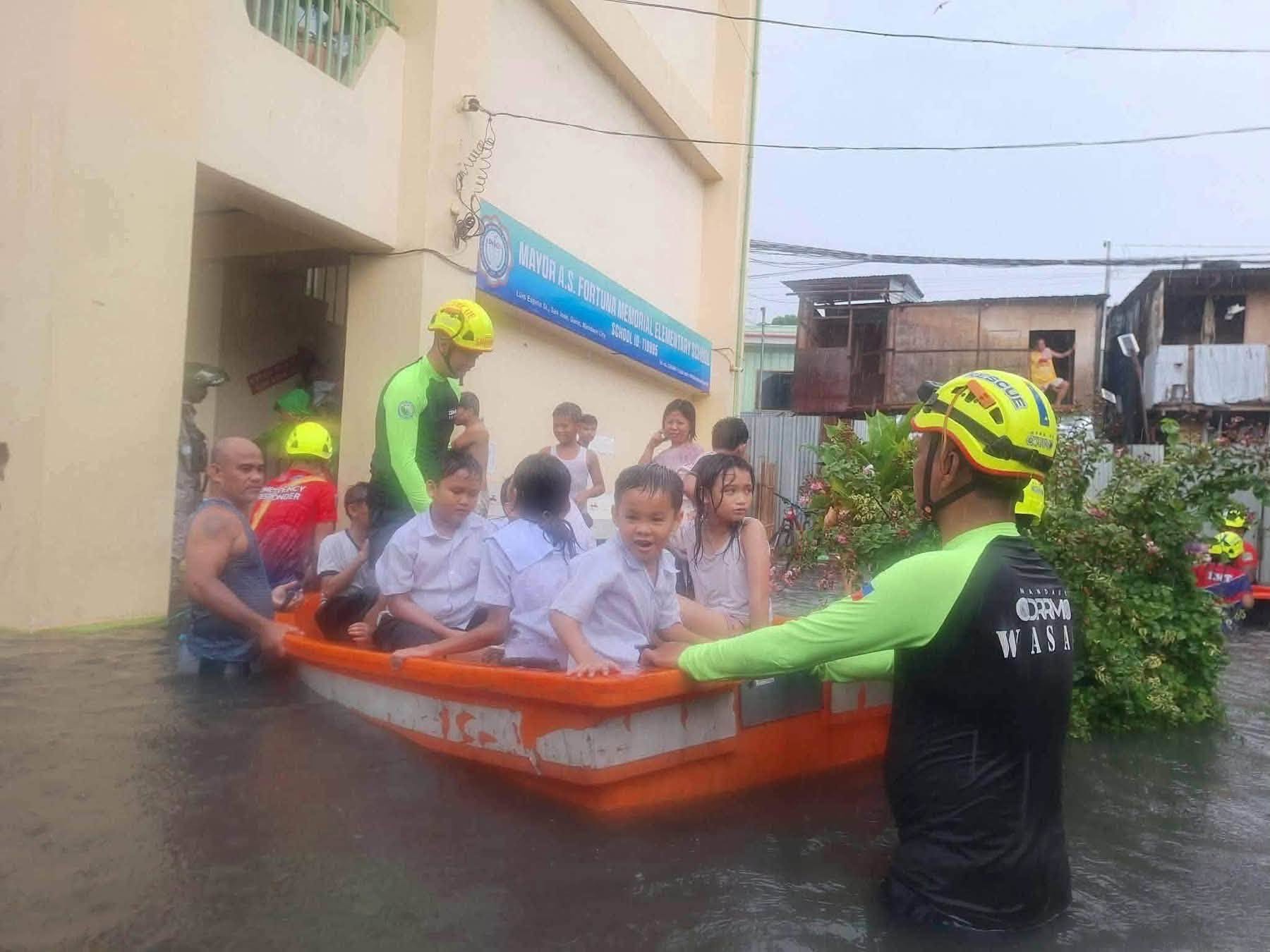 Mandaue, Lapu-Lapu schools affected by flooding after heavy rains