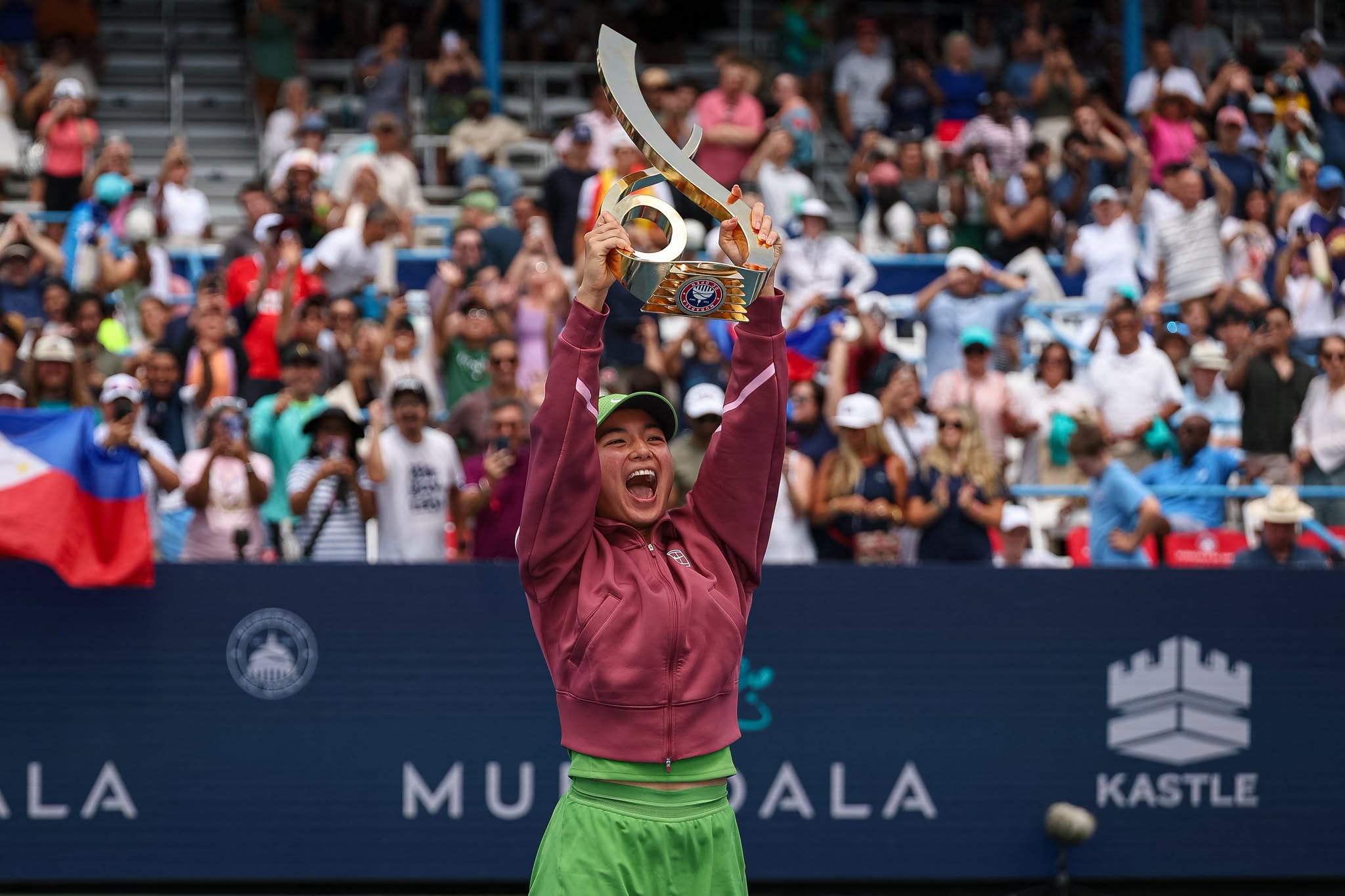 Alex Eala captures first WTA Tour title