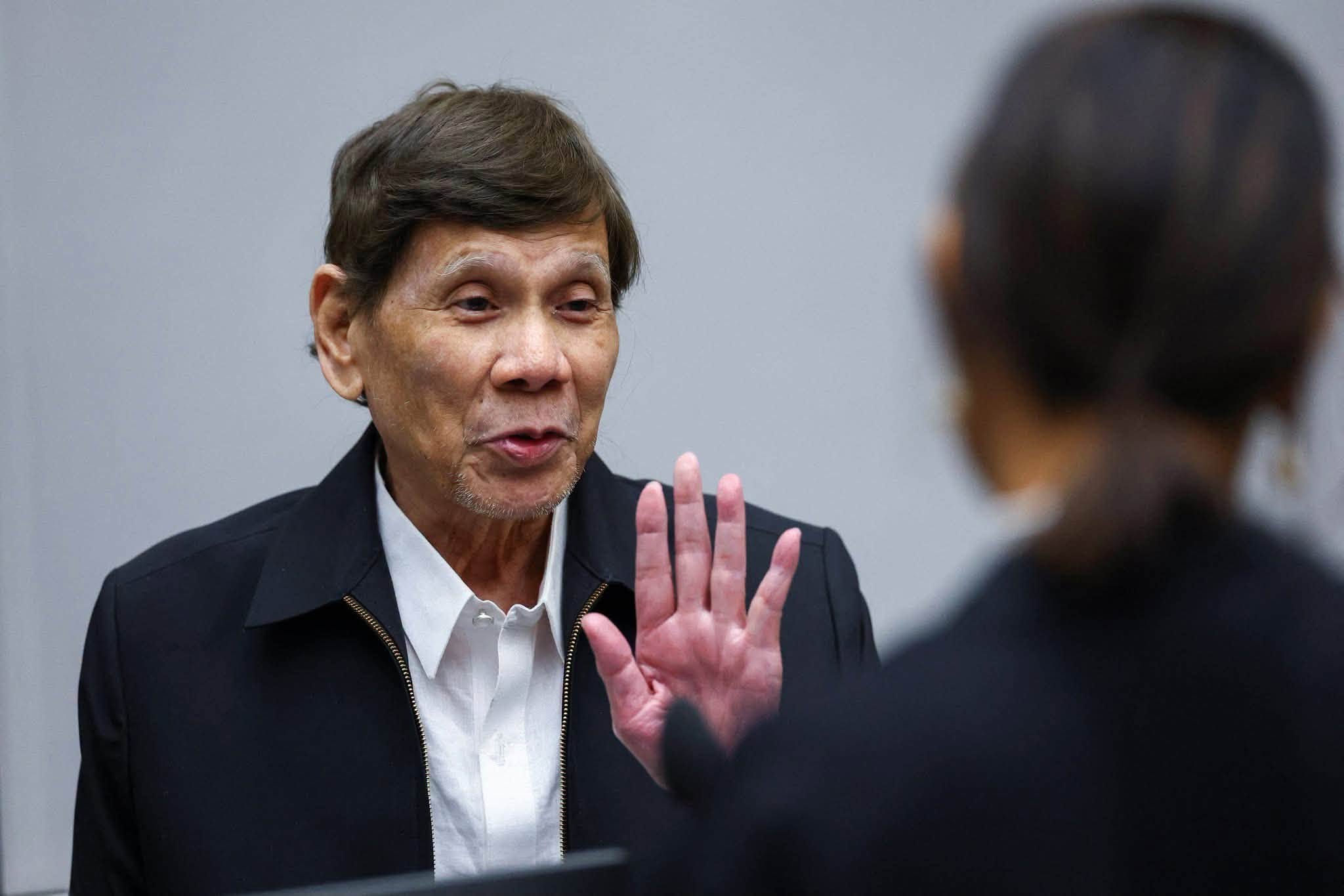 Duterte appears publicly at ICC hearing for first time since detention 