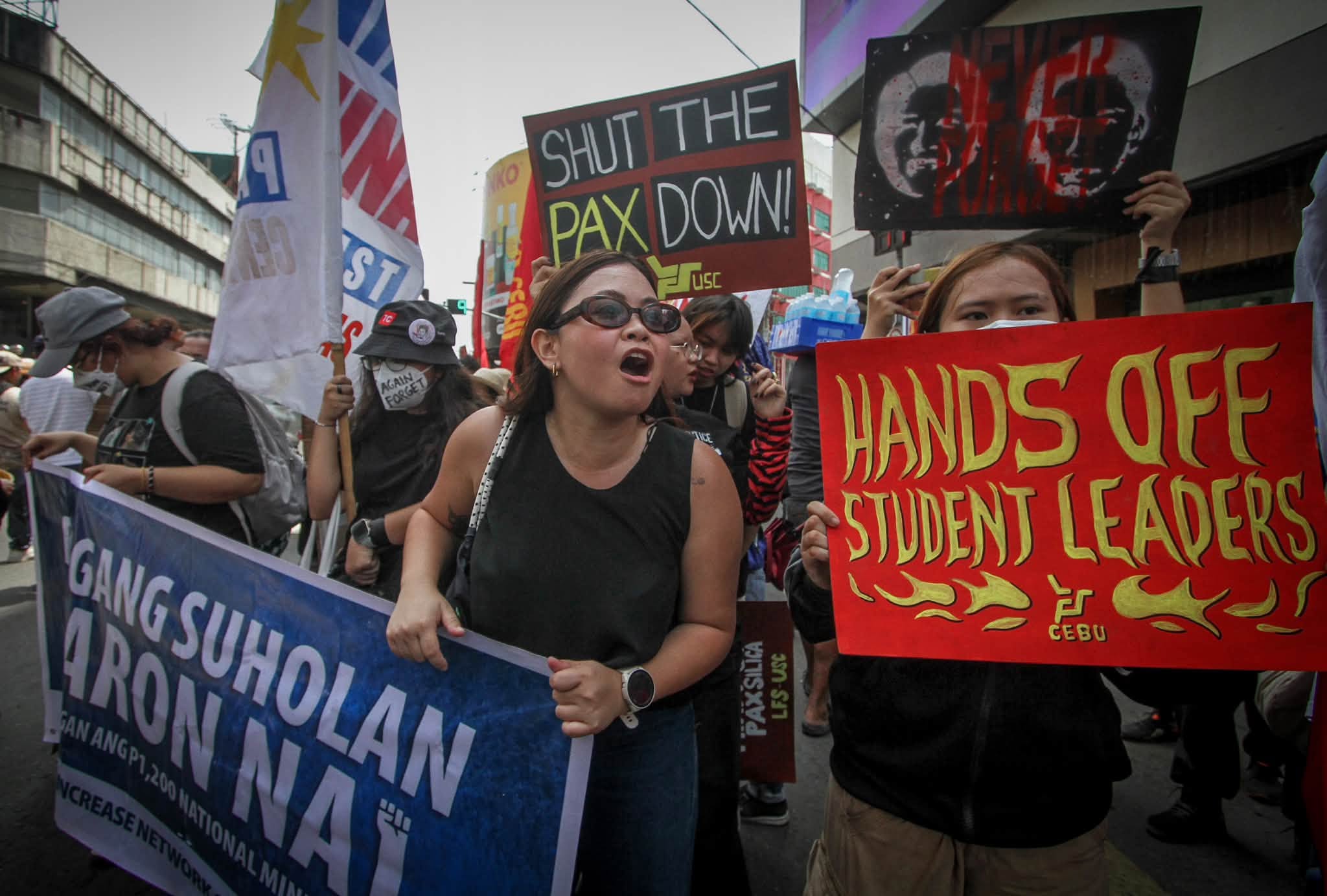 Cebu protesters mark Martial Law anniversary