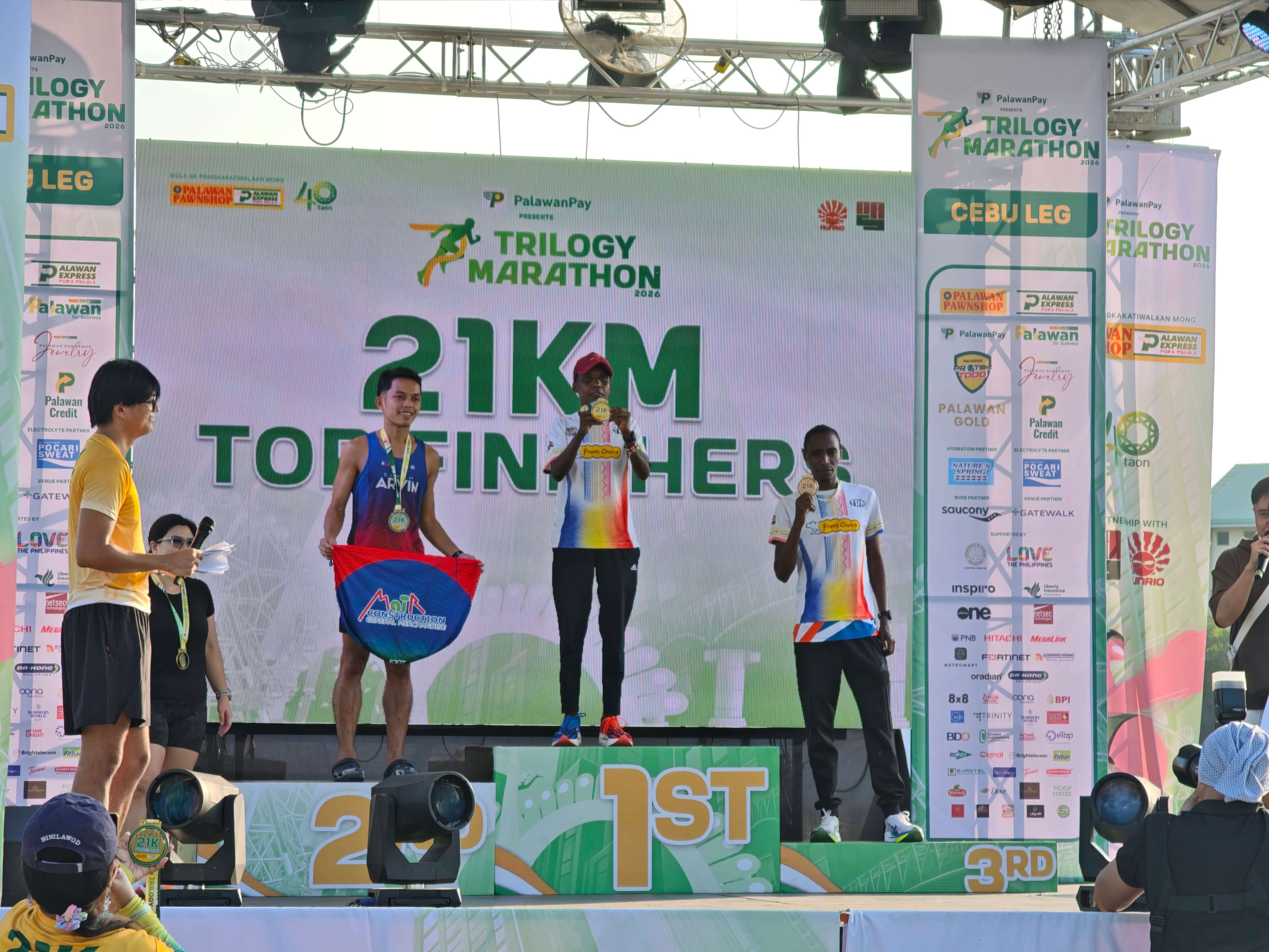 Boiwo, Kabui rule half marathon in PalawanPay Marathon Trilogy opener