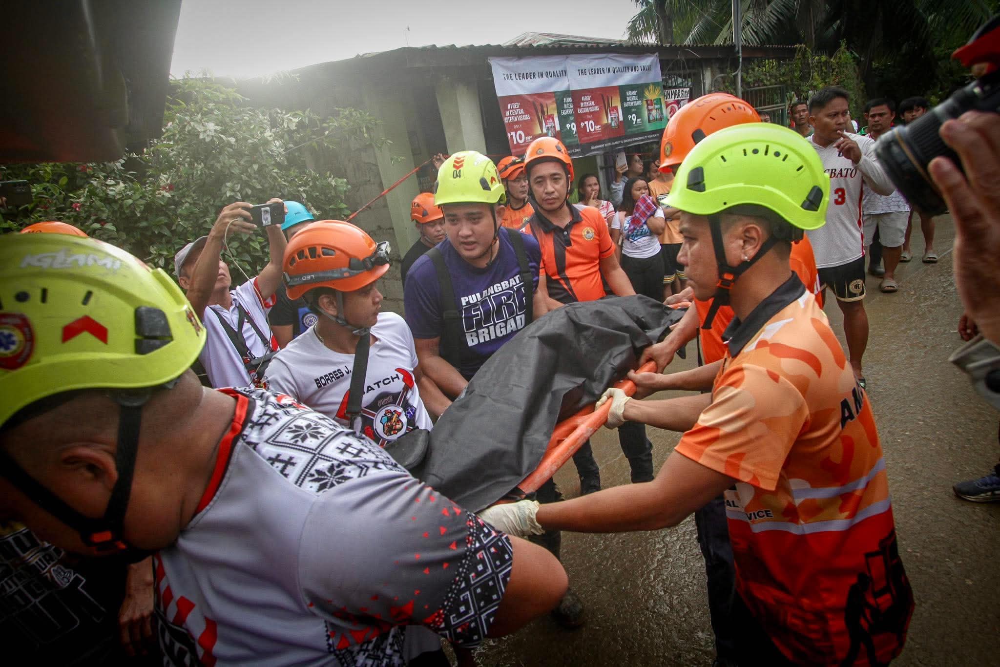 Landslide kills 2 children, grandmother in Cebu City